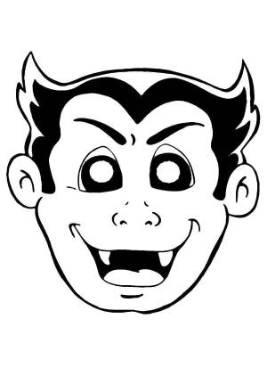 Раскраски Дракула, Раскраска Граф дракула Хэллоуин