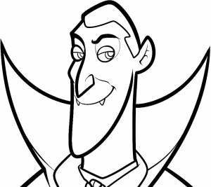 Раскраска Граф Дракула