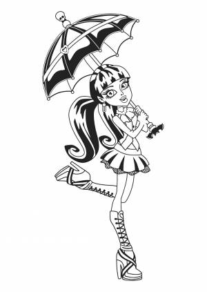 Раскраска Дракулаура