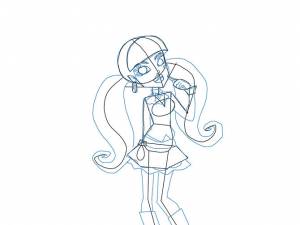 Рисуем Монстр Хай