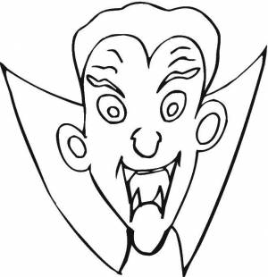 Раскраски Раскраска Граф дракула Дракула