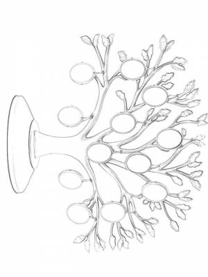 Раскраски Древо семьи   в формате