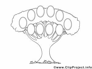 Семейное древо раскраска