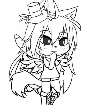 Раскраска Гача Лайф 23