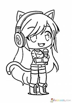 Раскраски Гача Лайф