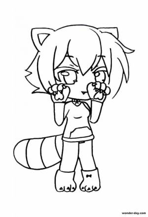 Раскраска Раскраски Гача Лайф