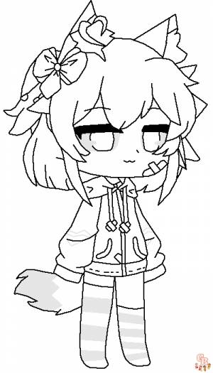 Раскраски Gacha Club