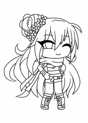 Раскраска гача клуб