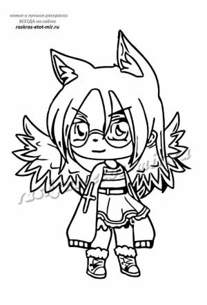 Раскраски Гача лайф и гача клуб