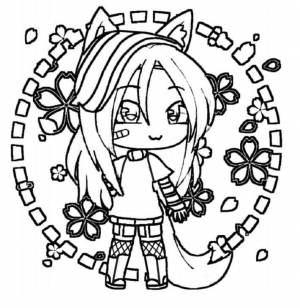 Раскраски Гача Лайф