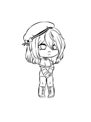 Раскраски Гача лайф