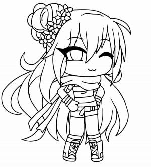 Раскраски Гача лайф печать