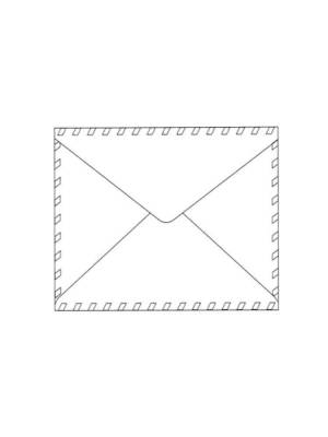 Раскраски Конверт для письма