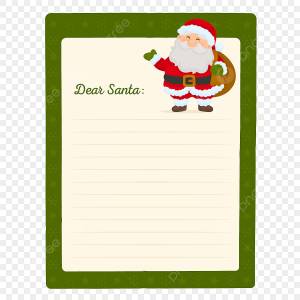 образец письма к деду морозу PNG , санта клипарт, письмо, дорогой PNG картинки и пнг рисунок для й загрузки