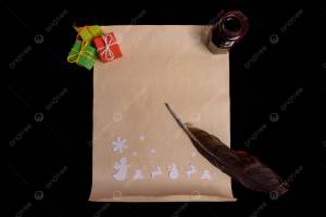 пустое письмо Санта Клаусу на красном цвете с местом для копирования PNG , конверт, ретро, время года PNG рисунок для й загрузки