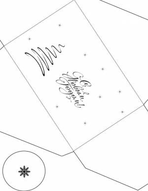 Конверт на Новый год