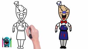 Раскраска мороженщик род