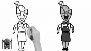 Раскраски Мороженщик род