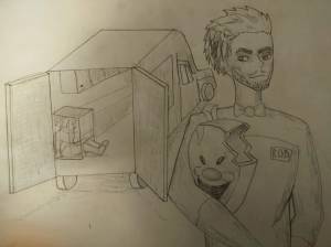 Мой арт на тему игры ice cream 2