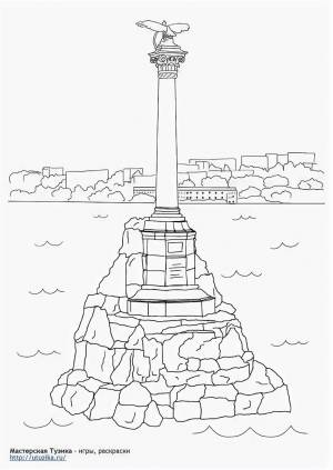 Памятник рисунок для детей