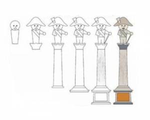 Как нарисовать памятник