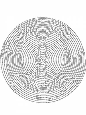 Раскраски Spiroglyphics   в формате