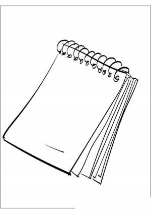 Раскраска блокнот