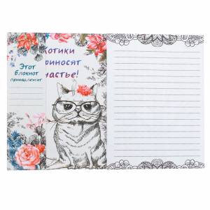 почтовую открытку Блокнот-раскраска «Котофилософия», 12 л в интернет-магазине Почтовое Бюро