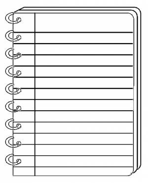 Раскраски Блокнот для детей