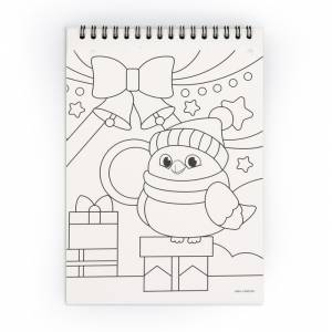 Блокнот гравюра-раскраска «Исполнения желаний», 10 листов