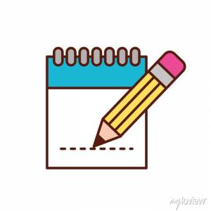 Графический дизайн блокнот карандашом плакаты на стену