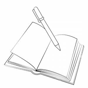 Раскраска блокнот ,   рисовать онлайн