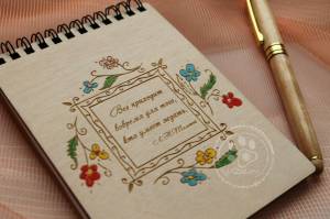 Записная книжка оригинальный блокнот для записей ручная раскраска в интернет-магазине Ярмарка Мастеров по цене 800 ₽