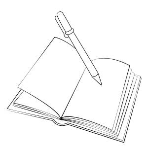 Раскраска Блокнот