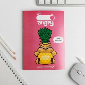 Блокнот раскраска Хома, А6 12 листов