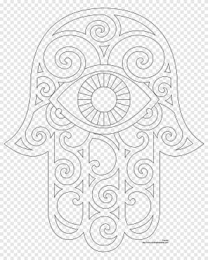 Хамса Книжка-раскраска Рисунок Взрослый Ребенок, золотой Будда, угол, белый png