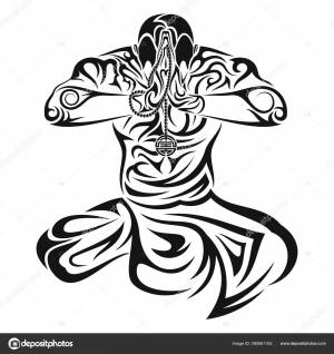 Будда Векторное изображение ©balashovmihail38