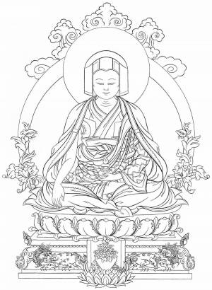 Раскраски Будда