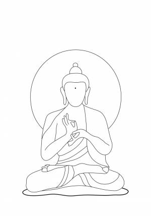 Постеры и картины ”БУДДА РИСУНОК ”