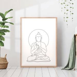 Постеры и картины ”БУДДА РИСУНОК ”