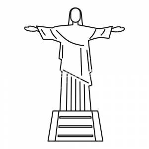 Скульптура раскраска