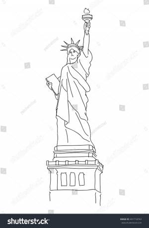 Статуя раскраска