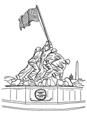 Раскраски Памятник