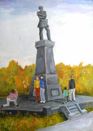 Рисунок на тему памятник