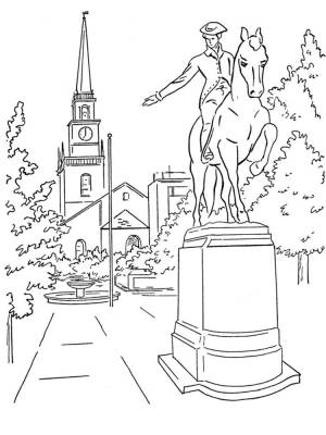 Раскраски Памятник