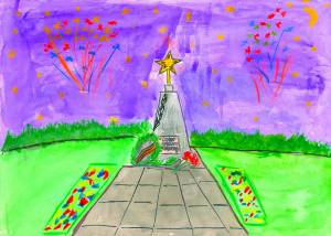 Памятник детский рисунок