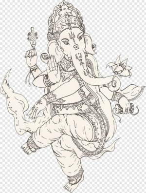 Ганеша эскиз