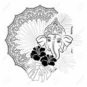 Lord Ganesha, Vector Клипарты, SVG, векторы, и Набор Иллюстраций Без Оплаты Отчислений