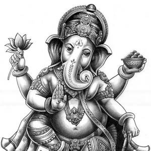 DataLife Engine > Версия для печати > Ганеша рисунок карандашом