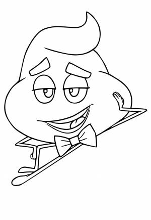 Раскраска Какать Сомневаться